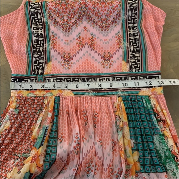 NWT Anthropologie Bhanuni Alessandra Maxi Dress size 0 Sleeveless Floral Lined - Picture 12 of 15